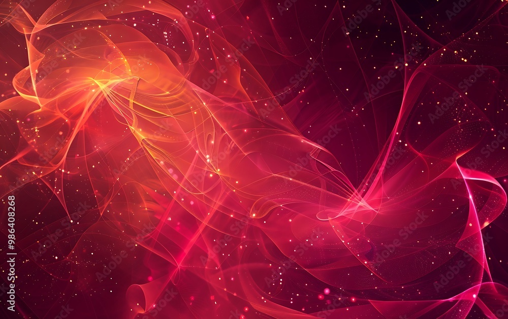 Poster abstract polygonal space low poly dark background with connecting dots and lines