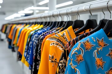 Obraz premium Batch production in the fashion industry allows for small runs of unique designs