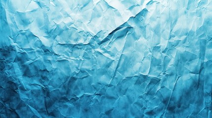Obraz premium Blue Crumpled Paper Texture