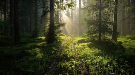 Fototapeta premium a short story about a group of friends who embark on a weekend camping trip in a remote forest, only to encounter unexpected challenges.