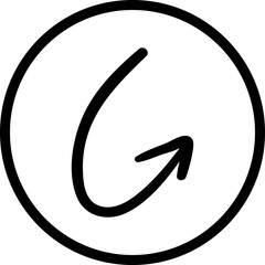 Single isolated icon with outline style icon on white background