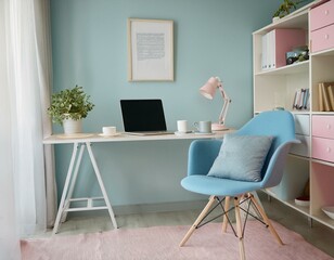 Modernes Homeoffice-Setup für Remote-Arbeit