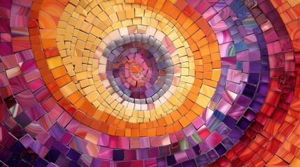 Abstract Colorful Mosaic