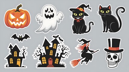 Halloween Element Sticker Set