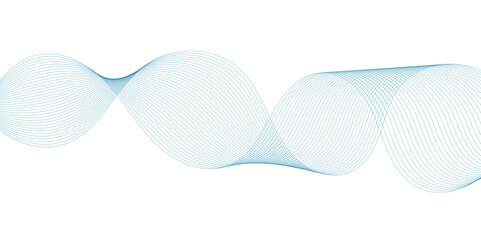 swabs isolated on white. Blue layers strokes waves line design vector curved texture wallpaper for desktop	