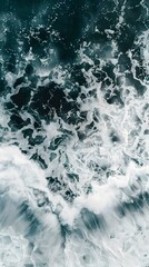 Obraz premium Ocean Waves Aerial Photography