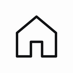 house home page icon sign vector