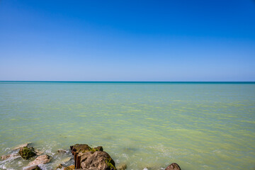 L'océan, la plage, les falaises à Ault