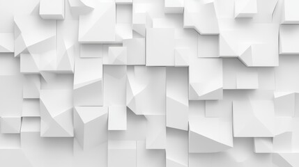 Geometric Pure White Texture Background for Design and Artistic Projects Generative AI