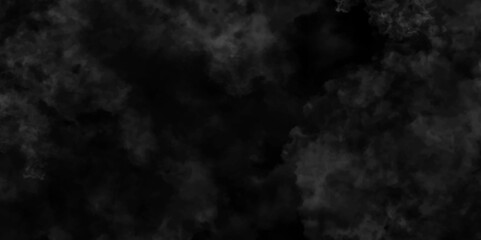 Abstract black fog design with smoke texture overlays. fume overlay design. background with smoke on black and Fog and smoky effect for photos design. Misty fog effect and Isolated black background.	
