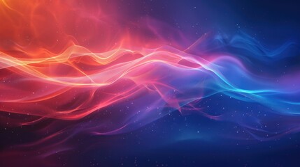 Fototapeta premium Abstract Red and Blue Swirls
