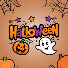 This image depicts a spooky Halloween scene featuring a haunted house perched on a hill. The house is surrounded by leafless, dead trees, creating a chilling atmosphere. A large full moon illuminates 