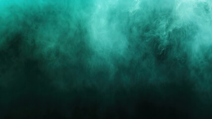 Abstract Green Smoke Background
