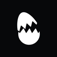 Easter Egg vector Icon isolated on white background eps 10.
