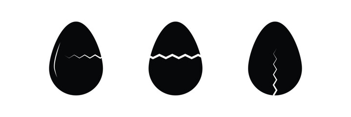 Easter Egg vector Icon isolated on white background eps 10.