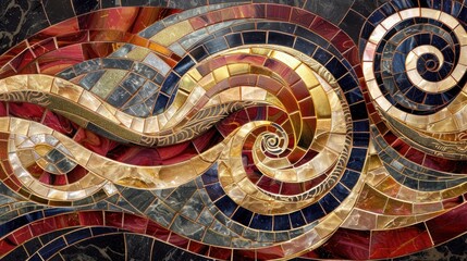 Obraz premium Abstract Mosaic Artwork