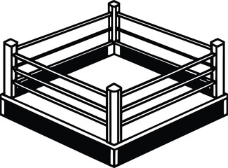 Boxing Ring Boxing Ring Icons, Boxing Ring Clipart Vector Boxing