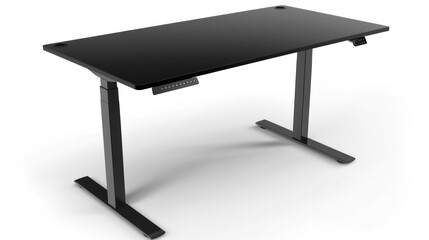 Black Electric Standing Desk for Home Office