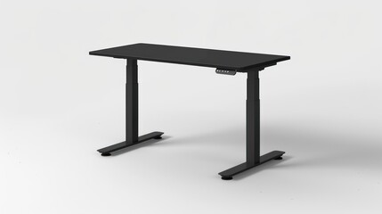 Black Electric Adjustable Standing Desk