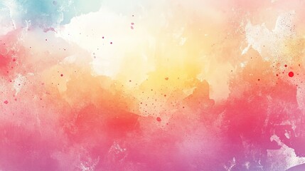 Modern watercolor background with soft color splashes and abstract style