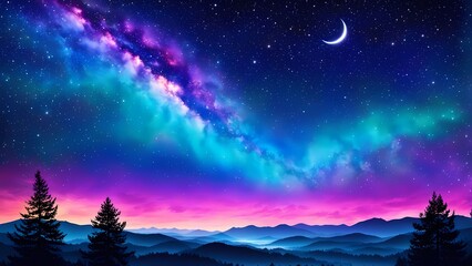 night sky and stars