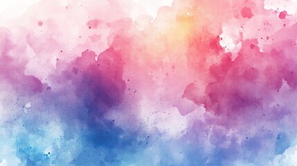 Modern watercolor background with soft color splashes and abstract style