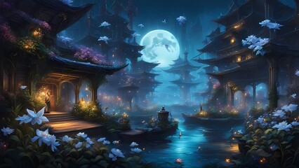 landscape with a castle