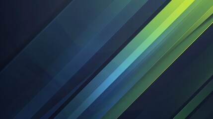 Obraz premium Abstract Green and Blue Diagonal Lines Background