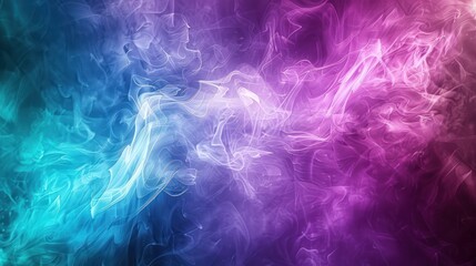 Obraz premium Abstract Smoke Swirls in Blue and Purple Hues