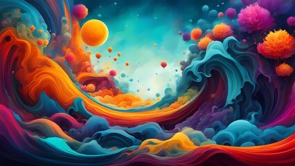 abstract fractal background