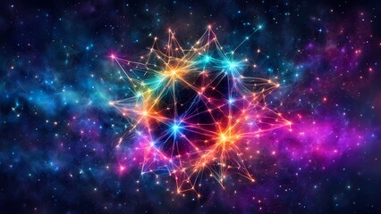 background with stars