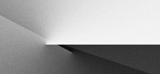 Black white grainy background, monochrome gray noisy texture dark grunge banner, header poster cover backdrop design