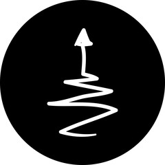 Single isolated icon with outline style icon on white background