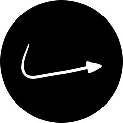 Single isolated icon with outline style icon on white background