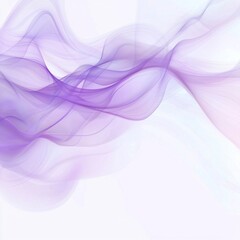 Fototapeta premium Ethereal tendrils of purple smoke ascend gently, showcasing a stunning gradient from deep violet to soft lavender, capturing a tranquil and captivating moment.