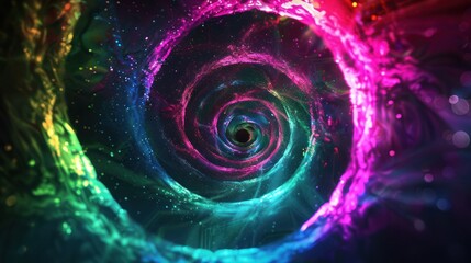Obraz premium Abstract Nebula Tunnel
