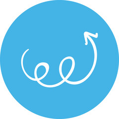 Single isolated icon with outline style icon on white background