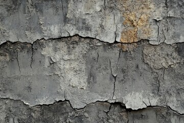 Rough concrete wall texture with cracks, chips, and weathered surfaces