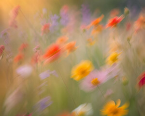 Cute pastel flowers.