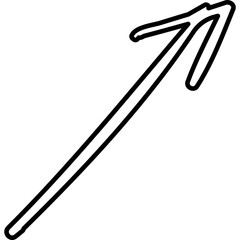 Single isolated icon with outline style icon on white background