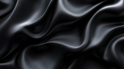 Obraz premium Luxurious black background with smooth textures and modern design