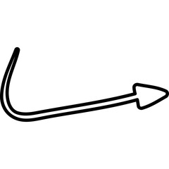 Single isolated icon with outline style icon on white background