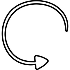 Single isolated icon with outline style icon on white background