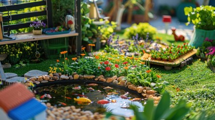 Miniature Garden Pond