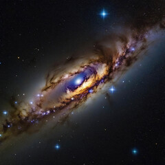 milky way in the sky stars galaxy