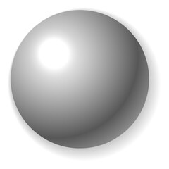 Round bolt cap realistic mockup top view