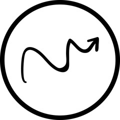 Single isolated icon with outline style icon on white background