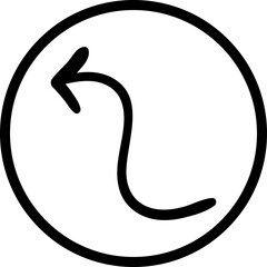 Single isolated icon with outline style icon on white background