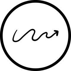 Single isolated icon with outline style icon on white background