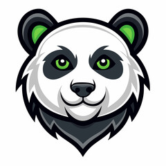 Panda Mascot Head Logo Icon Vector Illustration | SVG & Cricut Files | Clipart & T-Shirt Graphics